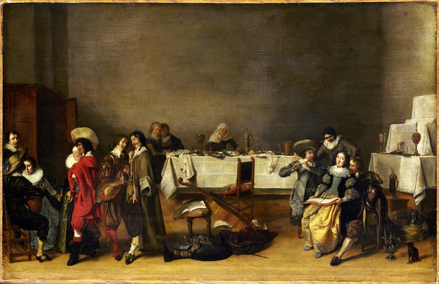 A Merry Company by Hendrik Gerritsz Pot