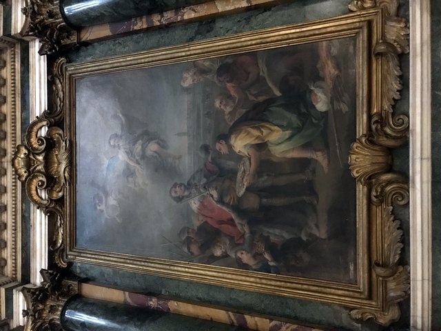 Seville Surrenders to the king, Saint Ferdinand by Charles Joseph Flipart