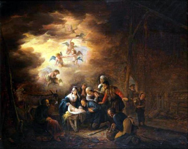 Adoration of the Shepherds by Jacob Willemsz de Wet