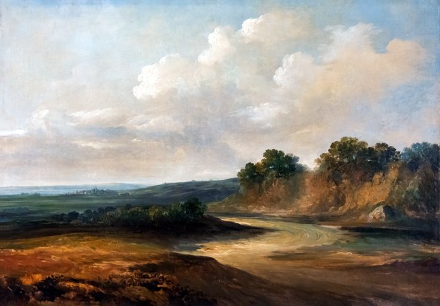 La route tournante - Georges Michel - musée des Beaux-Arts de Gaillac by Georges Michel