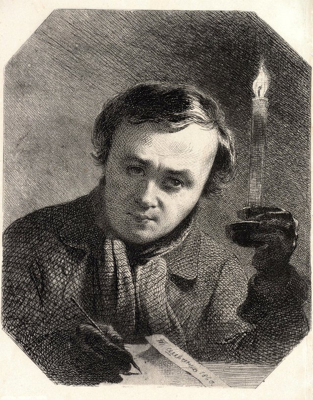 Self-Portrait by Taras Shevchenko