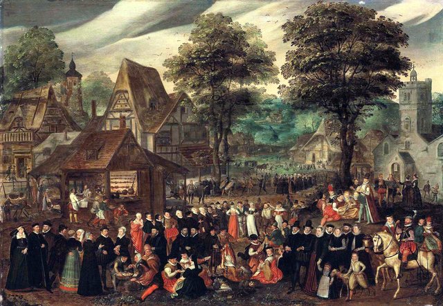 A Village Festival by Marcus Gheeraerts the Elder