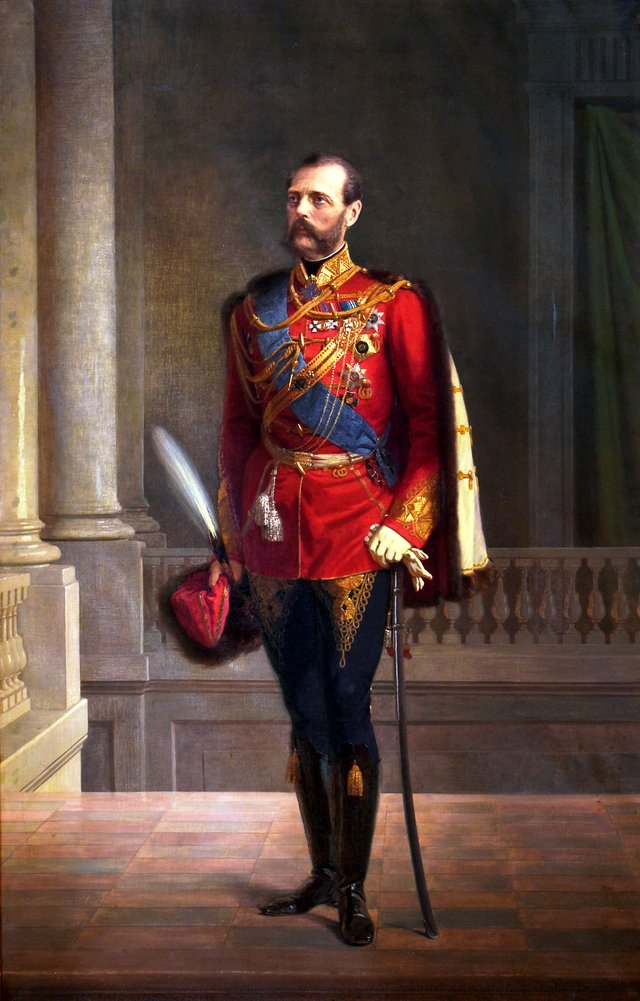 Portrait of Alexander II by Johann Köler