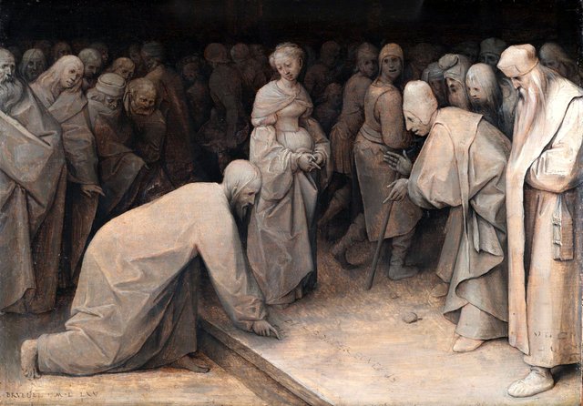 Christ and the Woman Taken in Adultery by Pieter Brueghel the Elder