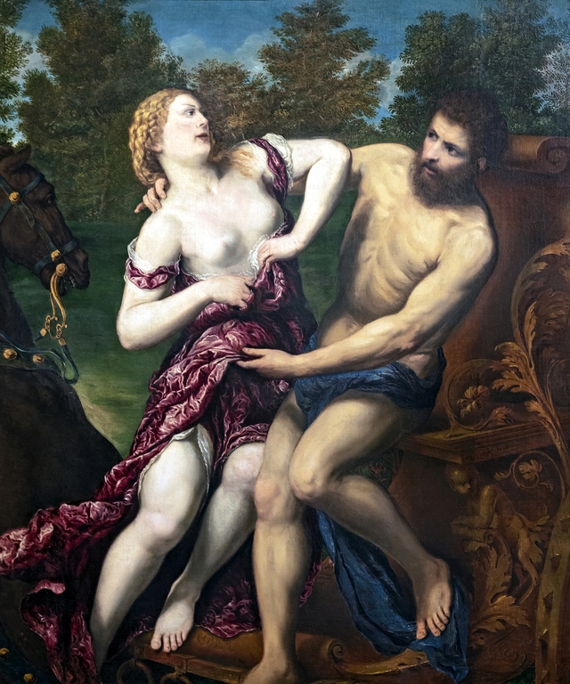 The Rape of Persephone by Paris Bordone