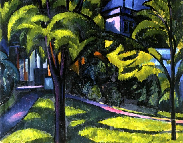 Garden by Adolf Erbslöh