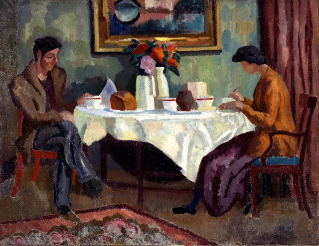 The Breakfast Table by Roger Fry