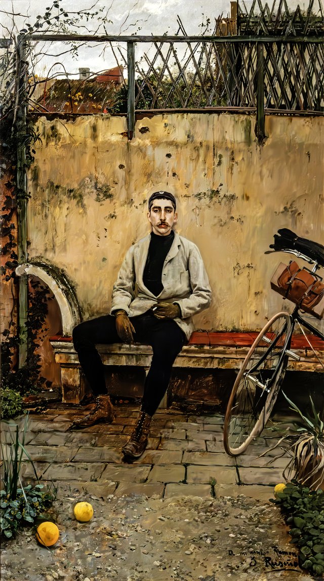 Portrait of Ramon Casas by Santiago Rusiñol i Prats