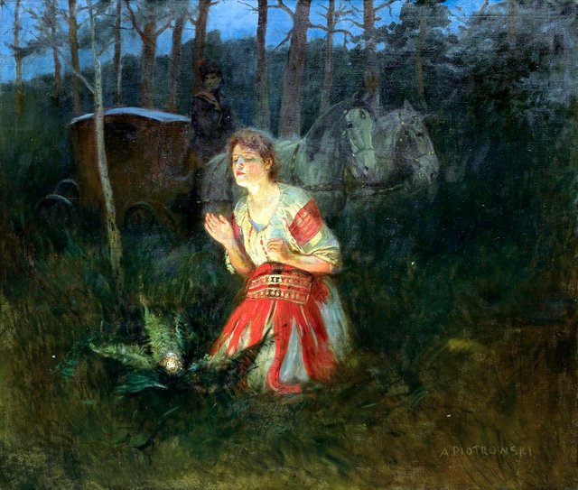 Bajka o kwiecie paproci by Antoni Piotrowski