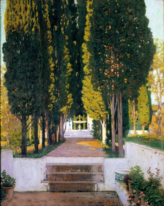 Gardens of the Generalife by Santiago Rusiñol i Prats