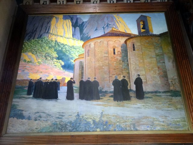 Prayer of Santa Cecília de Montserrat by Santiago Rusiñol i Prats
