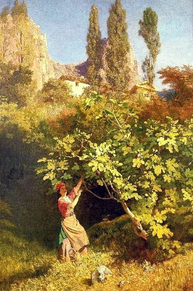 Tatarlanna Mšatka mõisa aias by Johann Köler