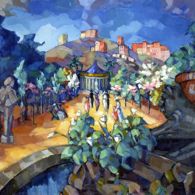 Italian Landscape. Rome by Konrad Mägi