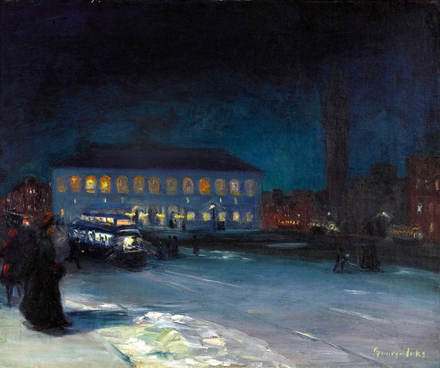 Copley Square, Boston by George Luks