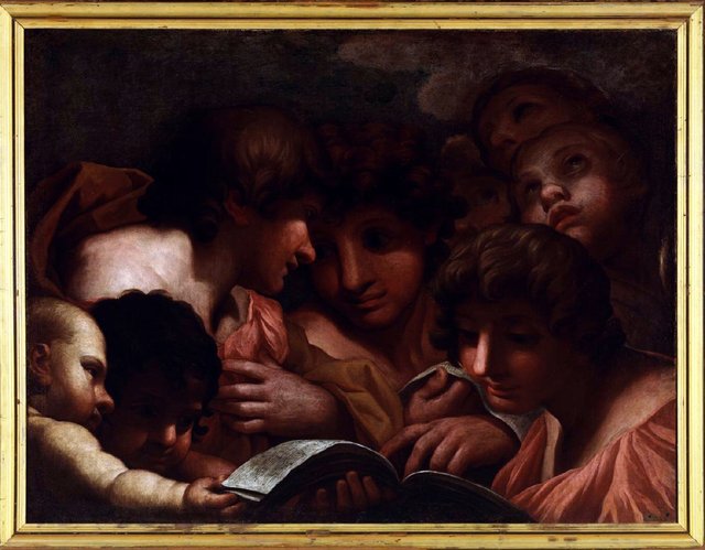 Singing angels by Ludovico Carracci