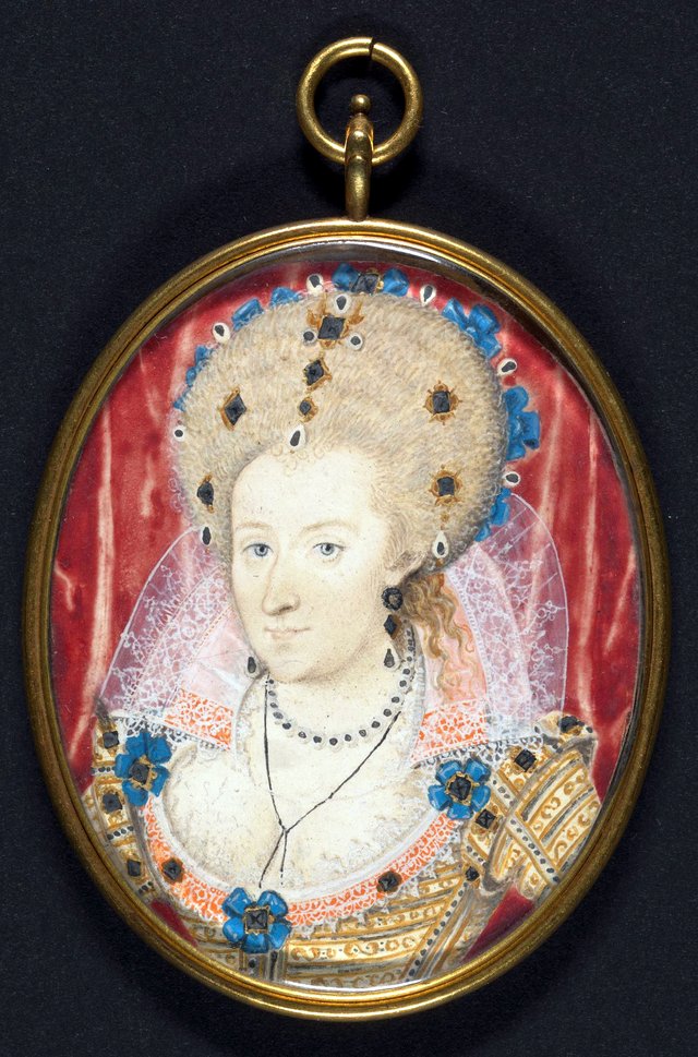 Anne of Denmark by Nicholas Hilliard