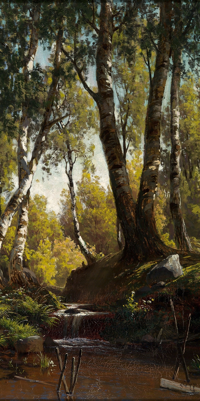 Forest Creek by Fanny Churberg