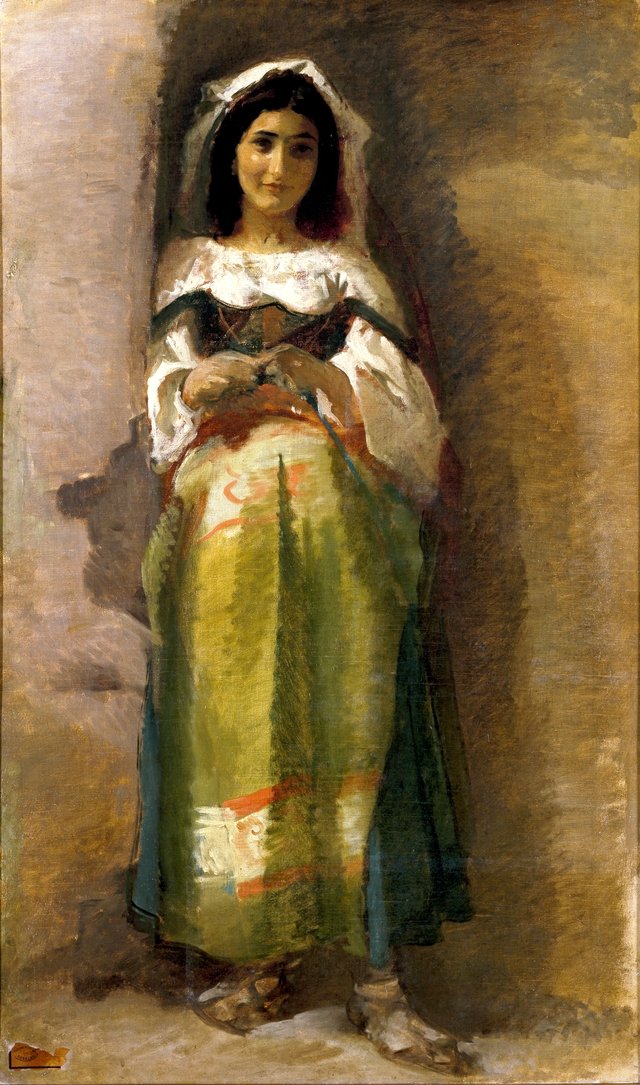 Woman from ciociaria by Eduardo Rosales