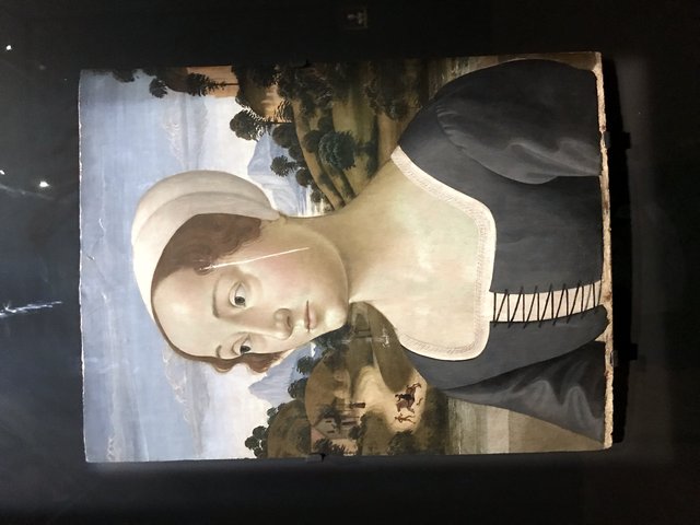 Portrait of a woman by Domenico Ghirlandaio