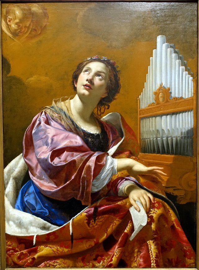 Saint Cecilia by Simon Vouet