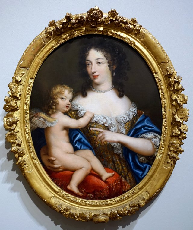 Portrait of a Lady as Venus with Cupid by Pierre Mignard I