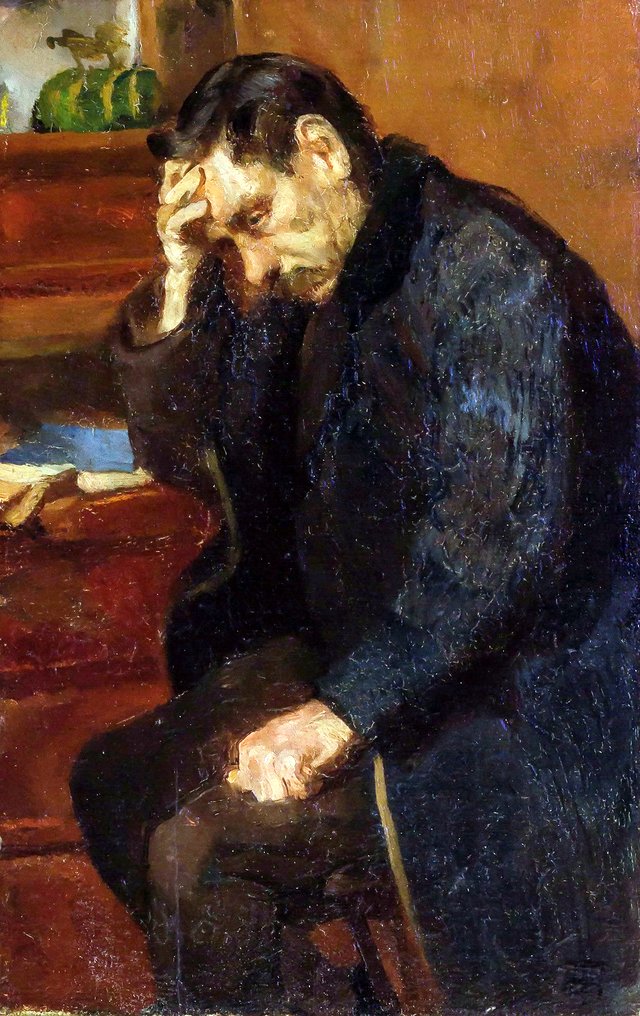 Contemplation by Telemaco Signorini