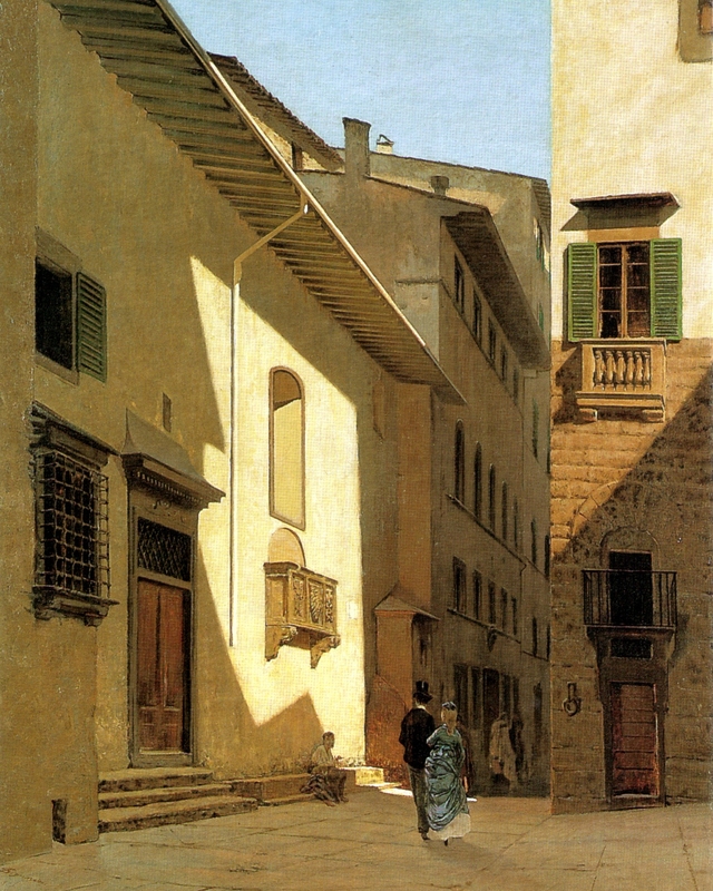 Santa Maria dei Bardi in Florence by Telemaco Signorini