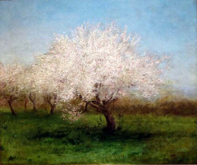 Apple Trees in a Meadow by Edward Mitchell Bannister