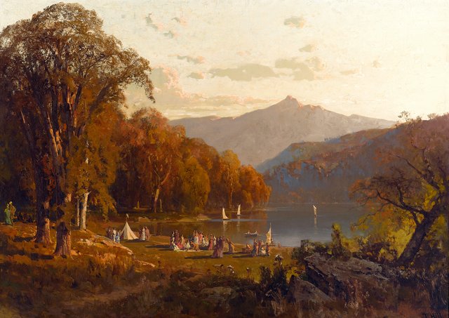 Picnic Near Mount Chocorua by Thomas Hill