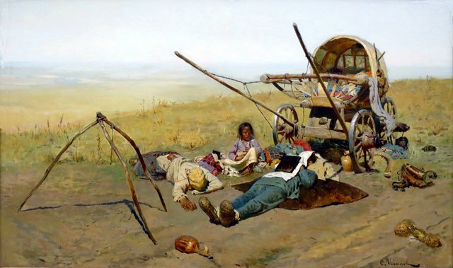 On the road. Death or a migrant. by Sergey Ivanov