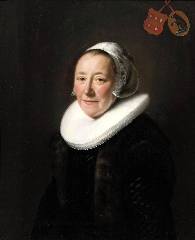 Portrait of Erminia van Beresteyn by Abraham de Vries