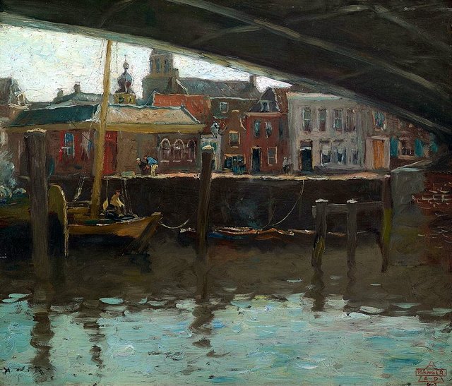Underneath the Bridge, Amsterdam by Henry Ward Ranger