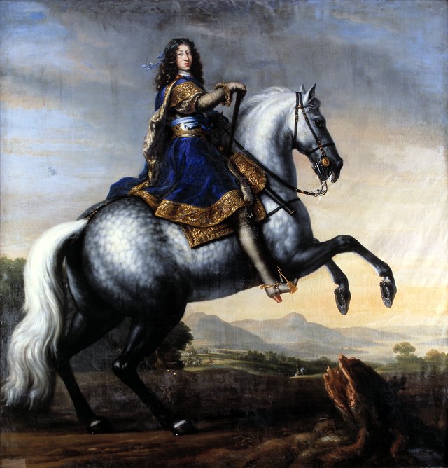 Equestrian portrait of Charles XI of Sweden by David Klöcker Ehrenstrahl