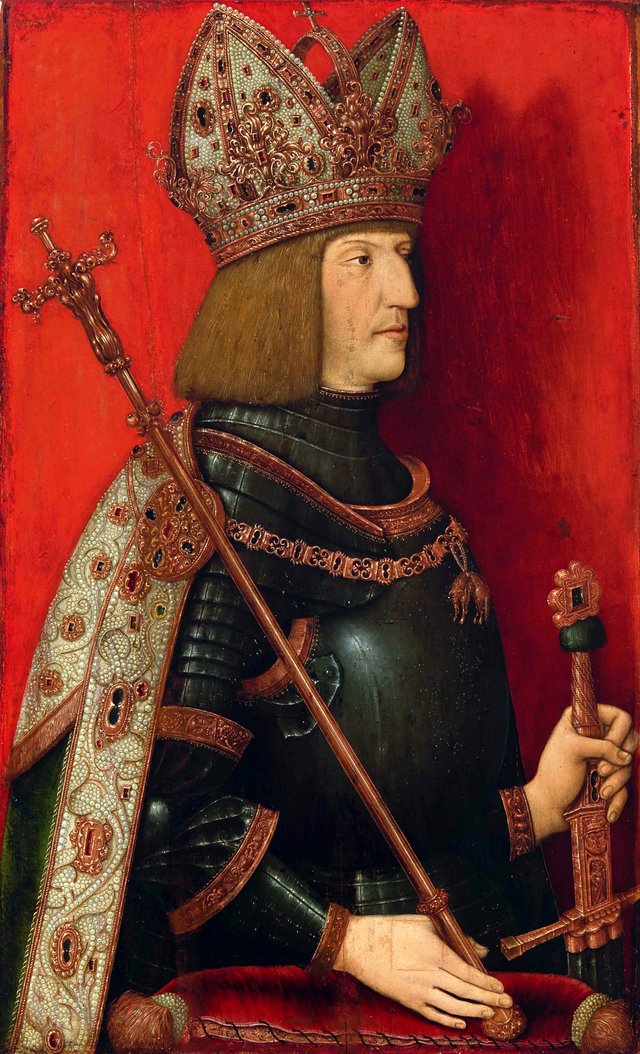 Portrait of Maximilian I (1459-1519) by Bernhard Strigel