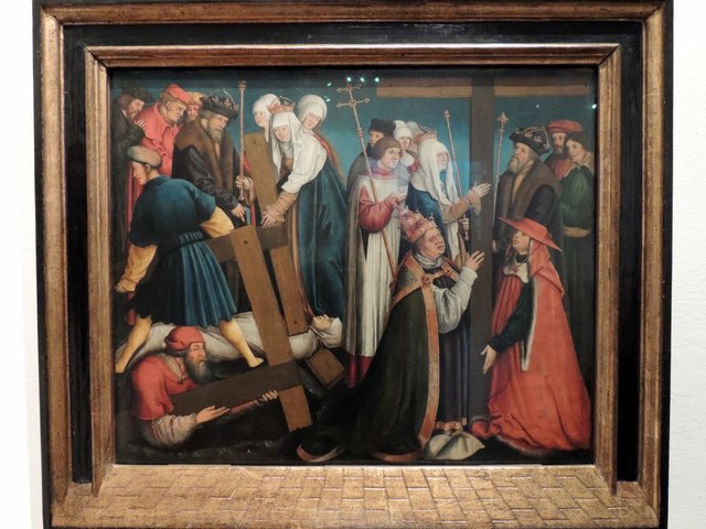 Auffindung und Erhöhung des wahren Kreuzes by Bernhard Strigel