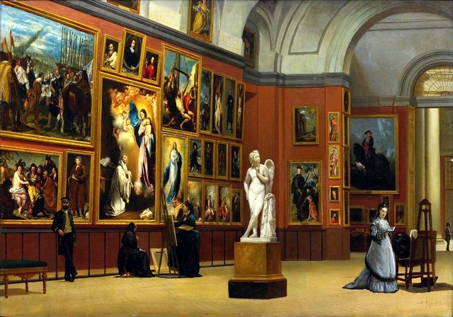 The Grand Salon, the Prado by Francisco Aznar