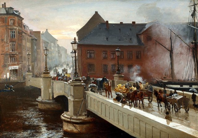 Knippelsbro in Copenhagen, Denmark by Otto Bache