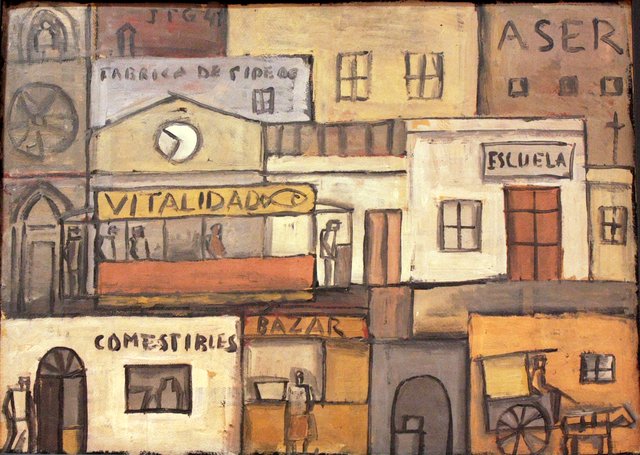 Ciudad by Joaquín Torres-García