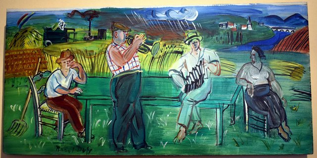 Musiciens à la campagne by Raoul Dufy
