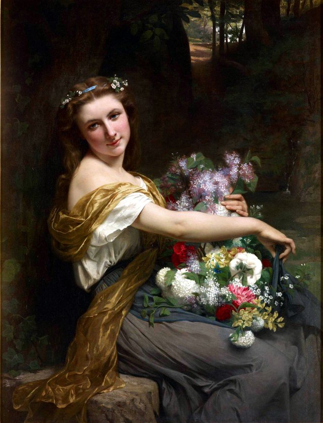 Dionysia by Pierre Auguste Cot