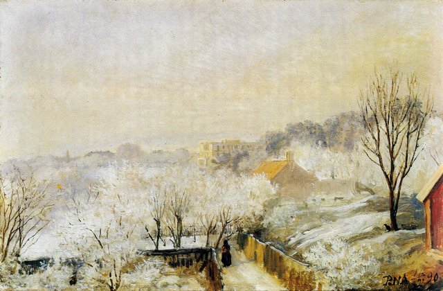 Arbo-Utsikt mot Frognerslottet by Peter Nicolai Arbo