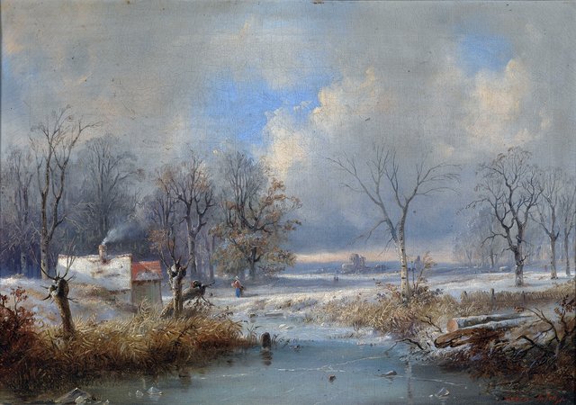 Raden Saleh Bustaman_Winterlandschaft.jpg by Raden Saleh