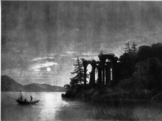 The Night by Karl Friedrich Schinkel