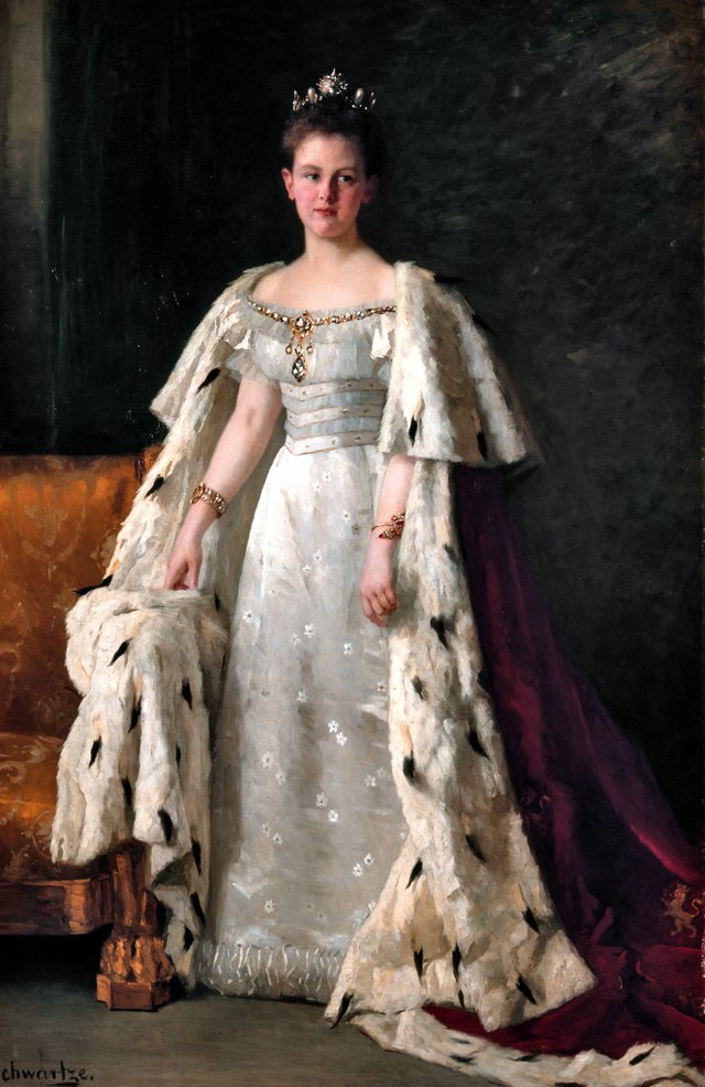 Queen Wilhelmina by Thérèse Schwartze