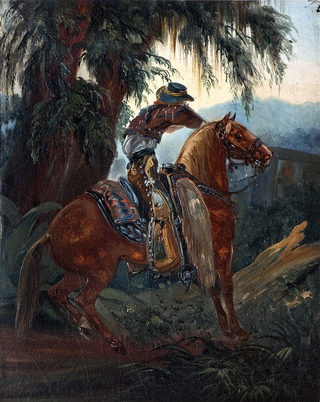 Salteador de diligencias by Johann Moritz Rugendas