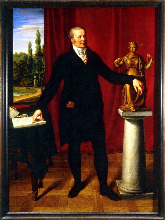 Portrait of Karl August von Hardenberg (1750-1822) by Friedrich Wilhelm Schadow