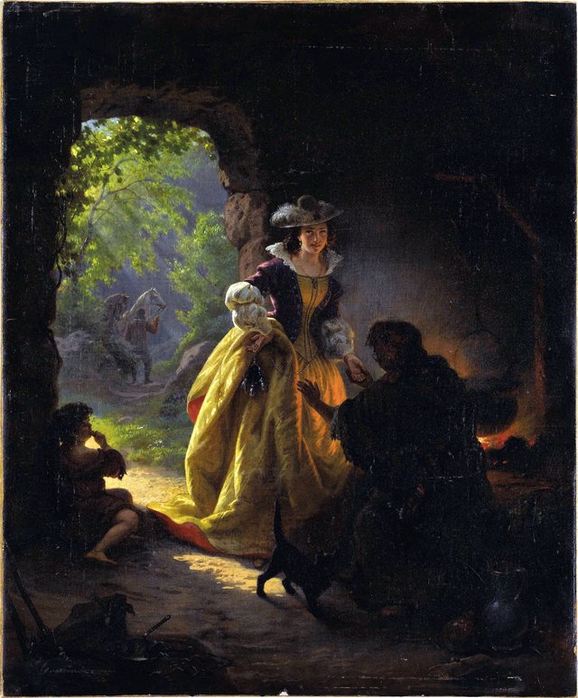 Gypsy Fortune Teller by Daniel Maclise