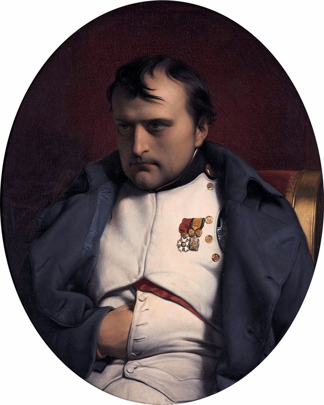 Napoleon at Fontainebleau, 31 March 1814 by Paul Delaroche