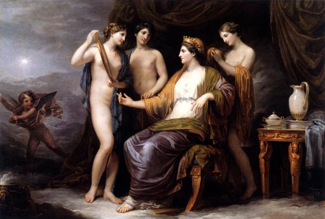 la Toilette de Junon by Andrea Appiani