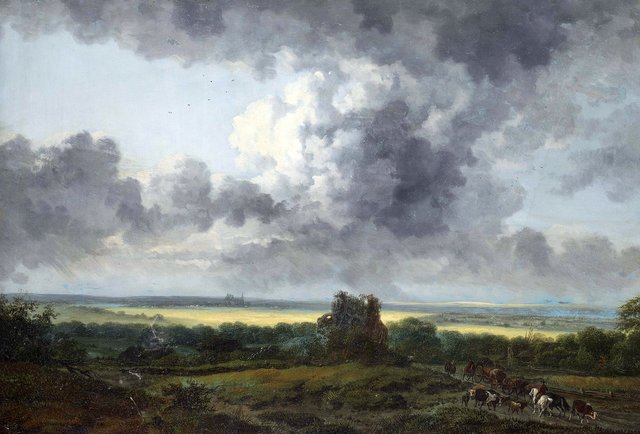 Paysage, environs de Chartres by Georges Michel